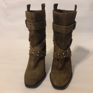 Joan and David Brown Suede boots